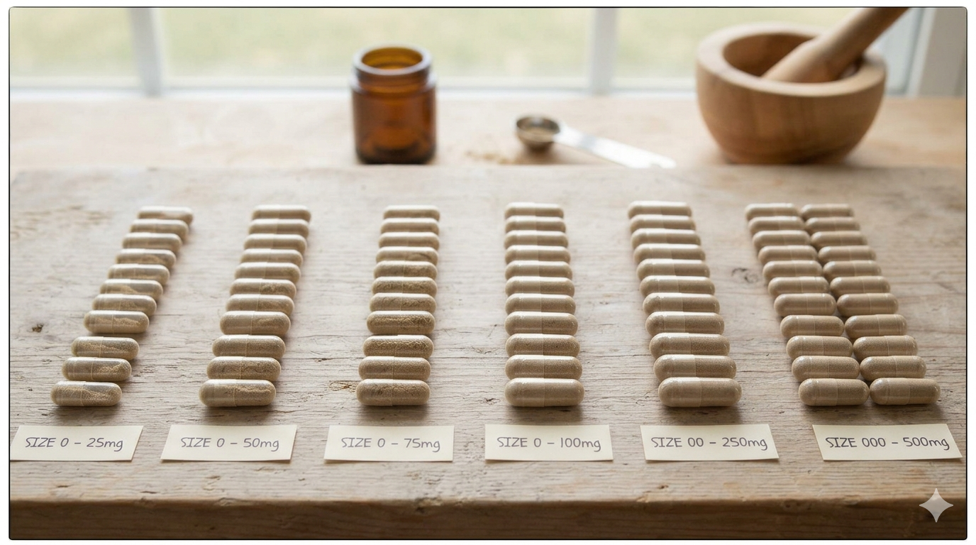 Microdosing Capsule Sizes and Dosages